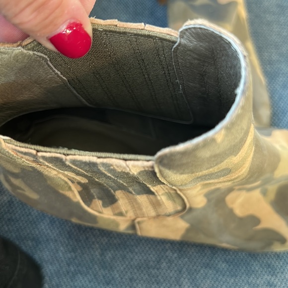 NWOT camouflage Silent D ankle boots  size 41 (10) - Picture 5 of 8